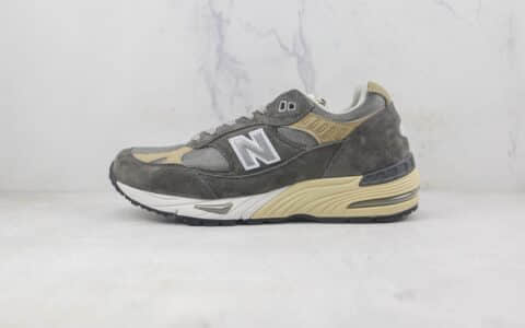 新百伦New Balance x Dover Street Market联名款莆田纯原复刻版本NB991麂皮鼠深灰色复古老爹鞋原盒原标 货号：M991DSM