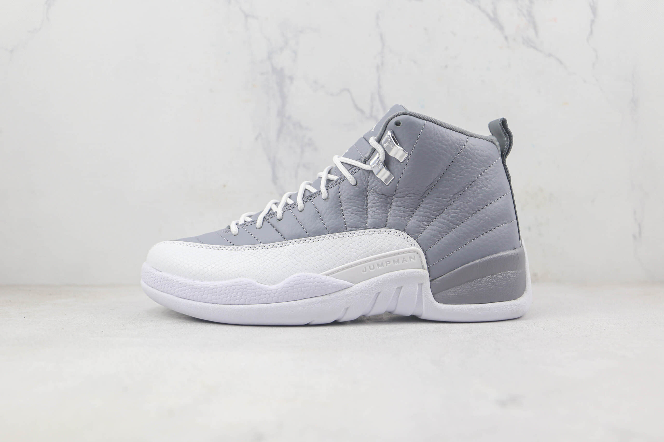 乔丹Air Jordan 12 Stealth莆田天花板纯原复刻版本AJ12酷灰色篮球鞋原楦头纸板打造内置碳板 货号：CT8013-015