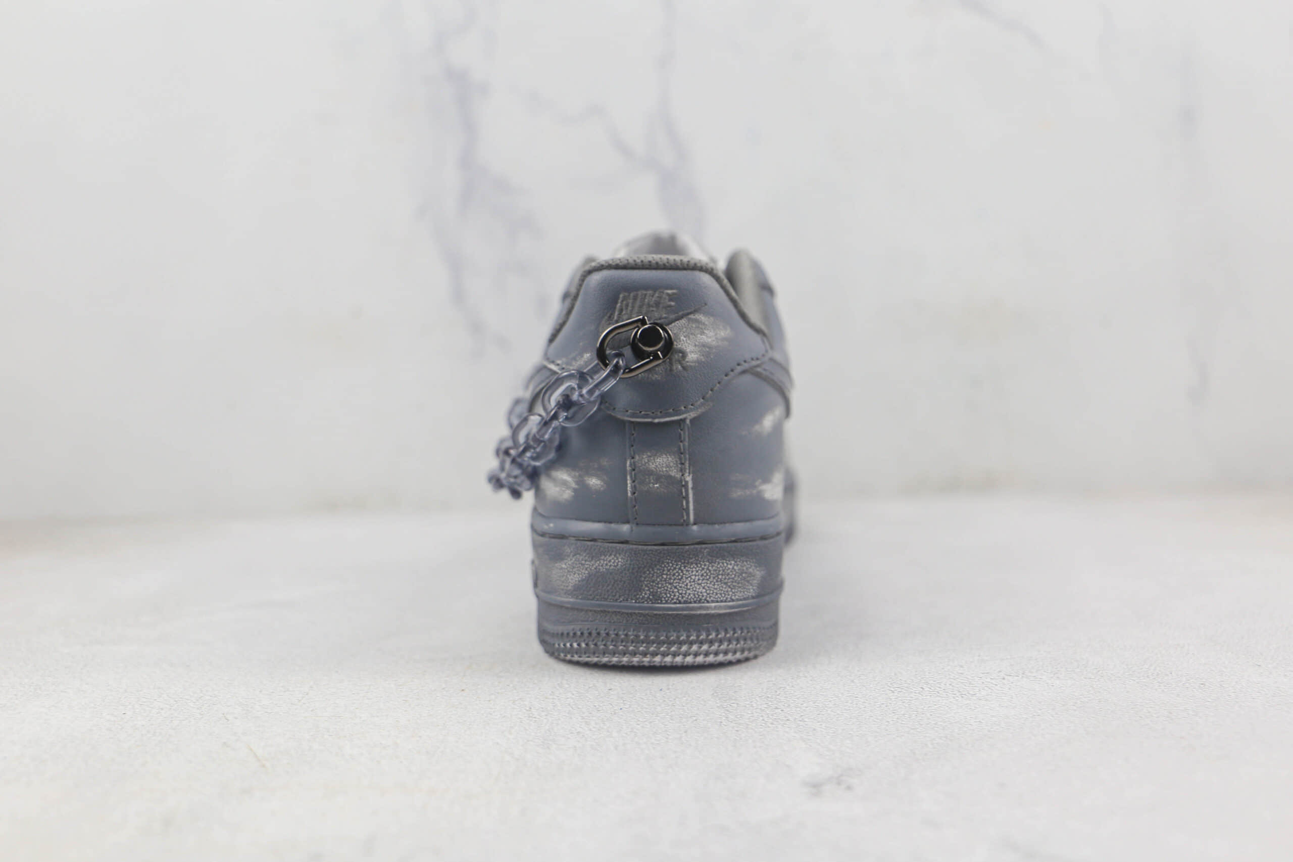 耐克Nike Air Force 1 Low莆田纯原复刻版本低帮空军一号侵染酒精刮刮乐灰色板鞋内置气垫 货号：DD8959-100