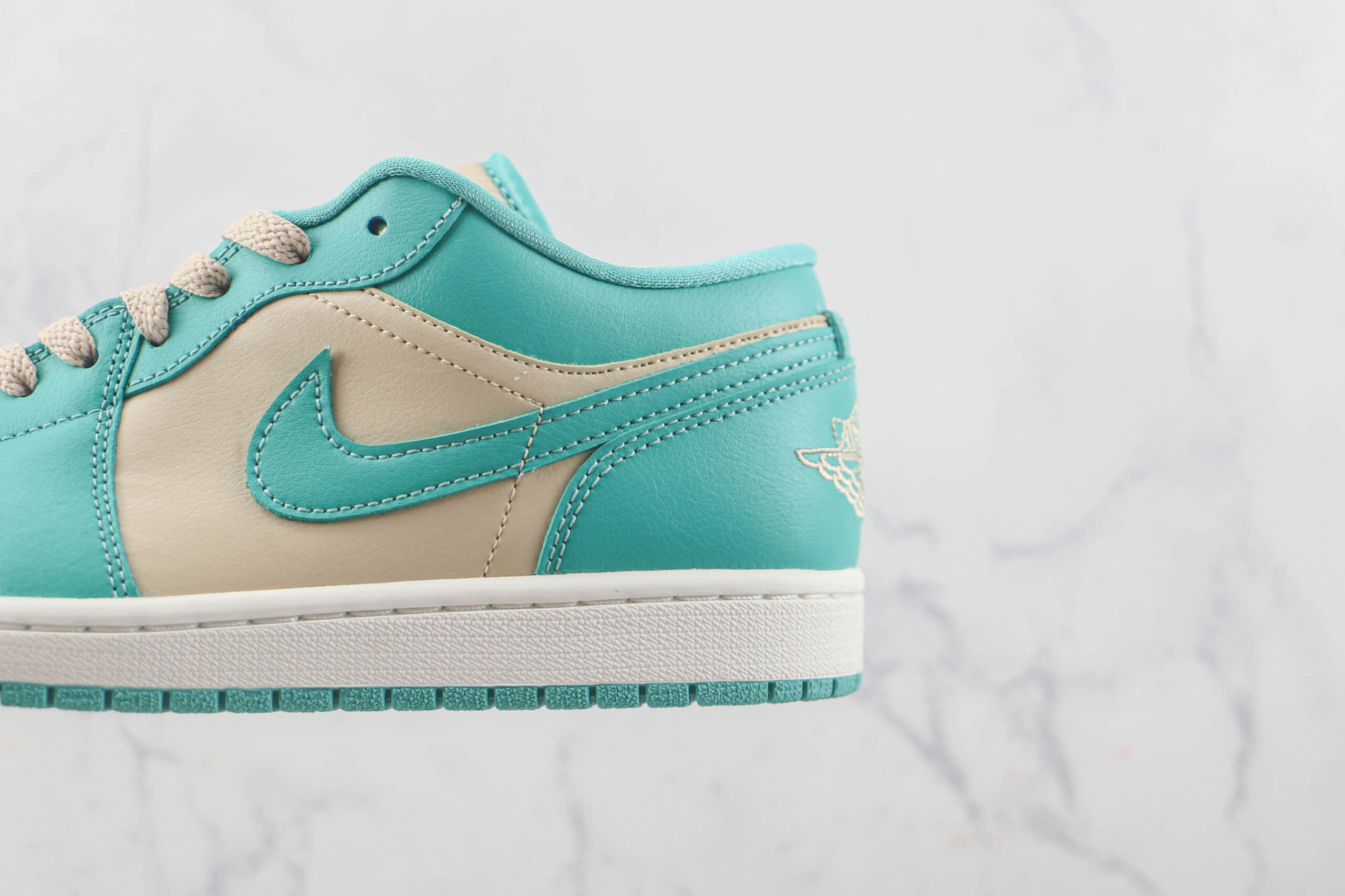乔丹Air Jordan 1 Low莆田天花板纯原复刻版本低帮AJ1水鸭绿板鞋原楦头纸板打造 货号：DC0774-131