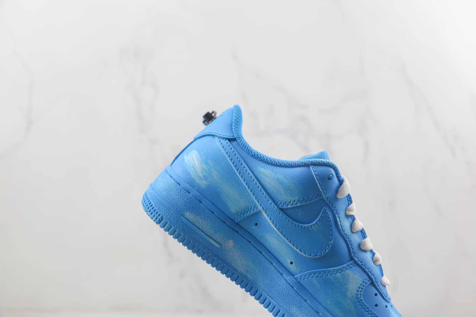 耐克Nike Air Force 1 Low莆田纯原复刻版本低帮空军一号侵染酒精刮刮乐蓝色板鞋原档案数据开发 货号：DD8959-100