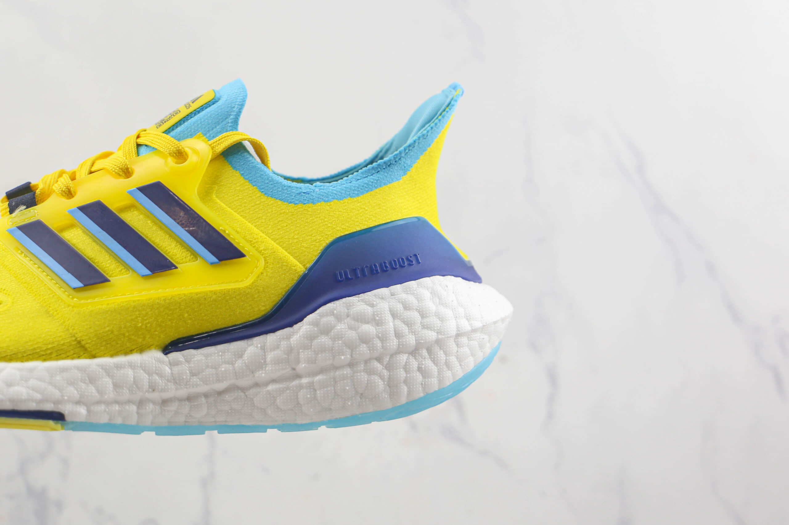 阿迪达斯Adidas Ultra Boost 22 Consortium莆田纯原复刻版本UB8.0白蓝黄色爆米花跑鞋原鞋开模 货号：GW1710
