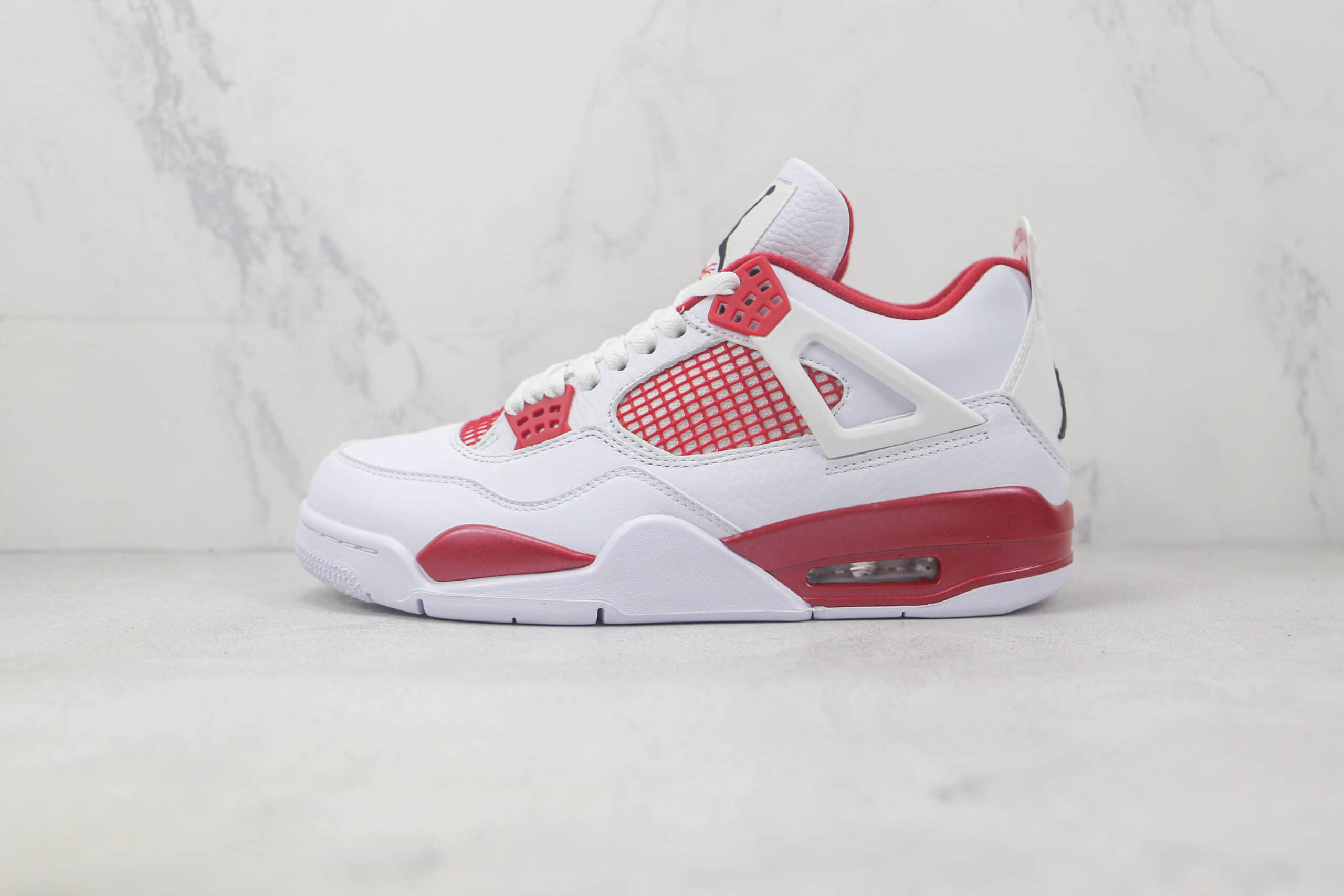 乔丹AIR JORDAN 4 RETRO莆田天花板纯原复刻版本aj4白红色篮球鞋原鞋开模一比一打造 货号：308497-106