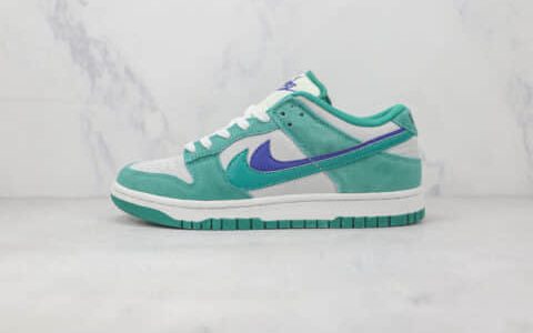 耐克Nike Dunk Low SE 85莆田纯原复刻版本低帮DUNK蓝绿双钩板鞋原楦头纸板打造 货号：DO9457-101