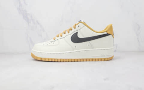 耐克Nike Air Force 1 Low 07莆田纯原复刻版本低帮空军一号白黄黑勾板鞋内置气垫原盒原标 货号：FD9063-101