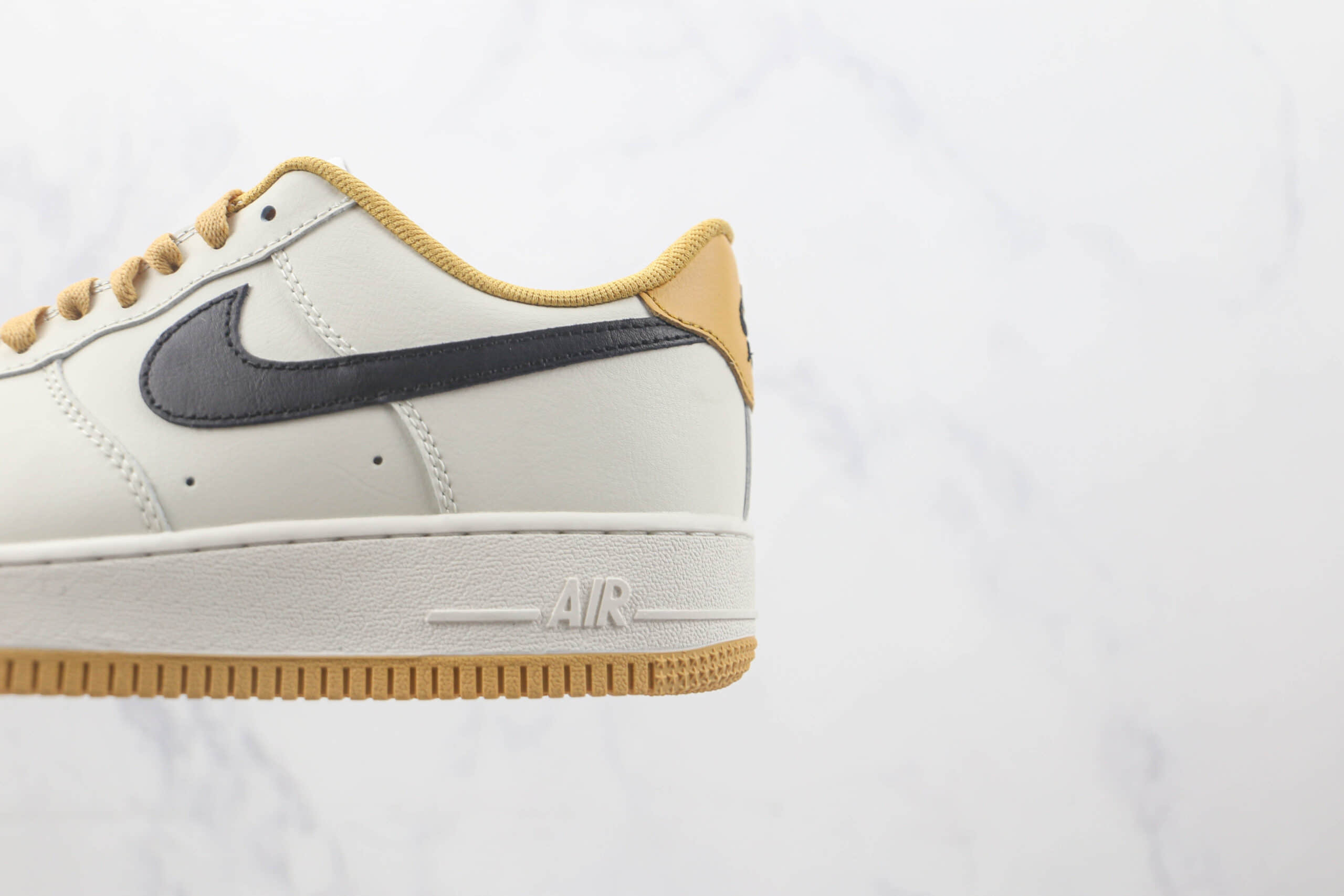 耐克Nike Air Force 1 Low 07莆田纯原复刻版本低帮空军一号白黄黑勾板鞋内置气垫原盒原标 货号：FD9063-101