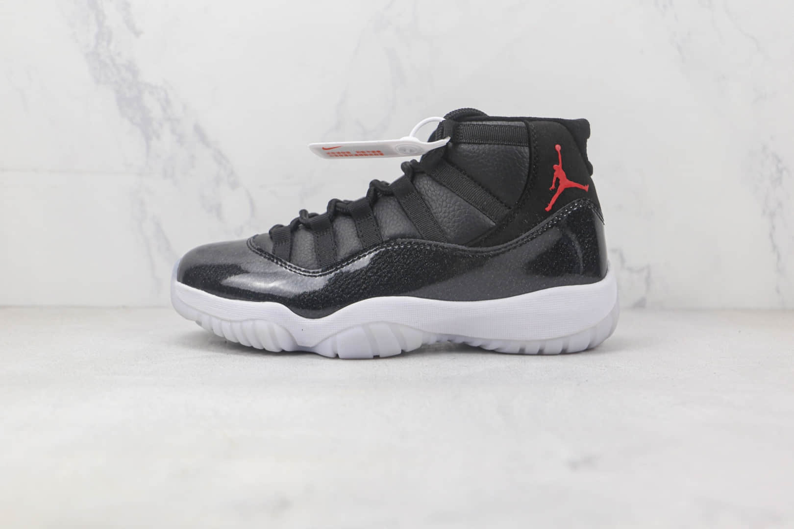 乔丹Air Jordan 11 Retro 72-10莆田天花板纯原复刻版本高帮AJ11黑红大魔王配色篮球鞋内置碳板支持实战 货号：378037-002