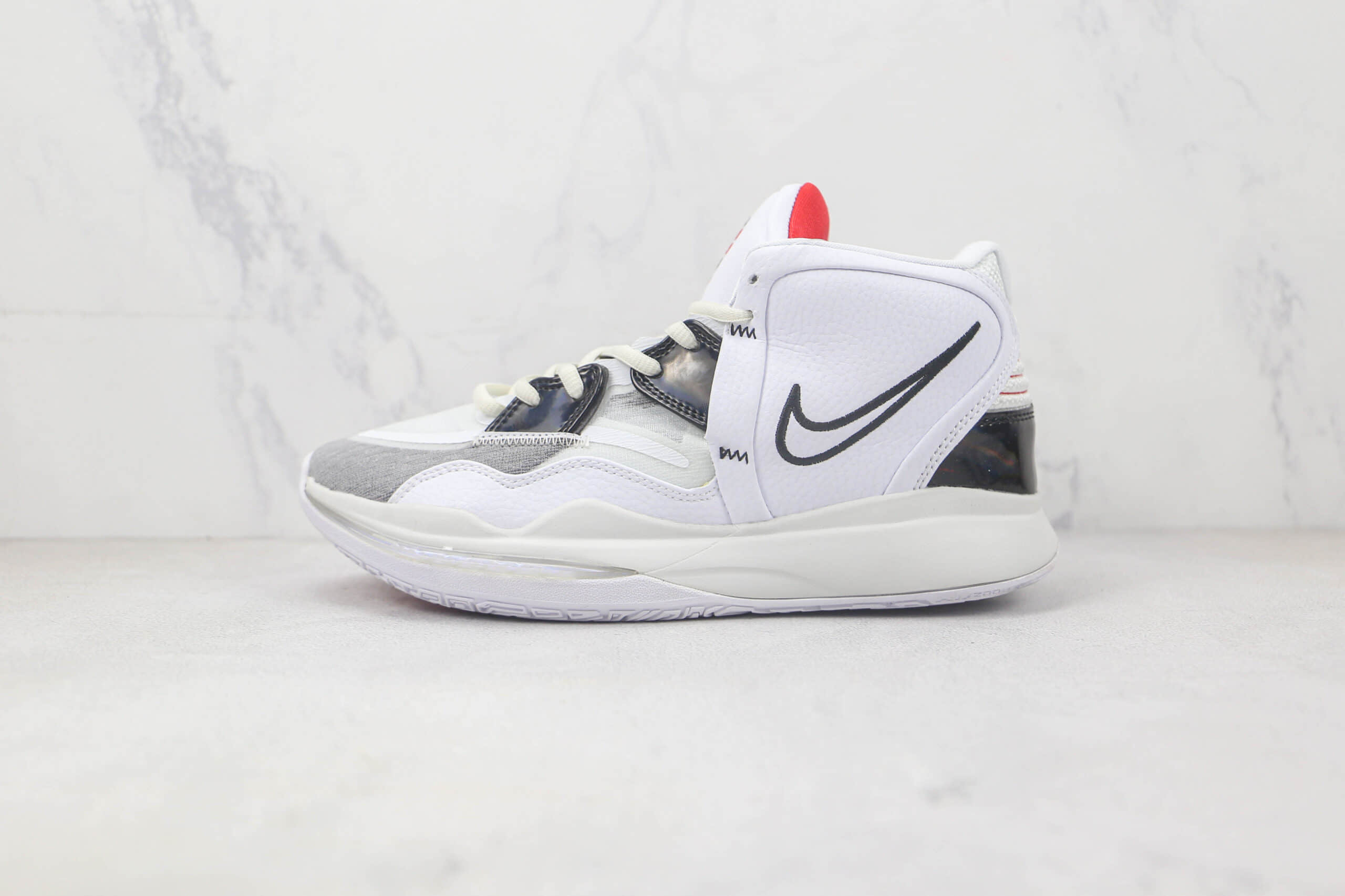 耐克Nike Kyrie Low 8 EP莆田纯原复刻版本欧文8代白黑色实战篮球鞋原鞋开模一比一打造 货号：DC9134-101