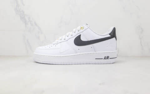 耐克Nike Air Force 1 Low 07莆田纯原复刻版本低帮空军一号黑银色板鞋内置气垫原盒原标 货号：DQ7658-100