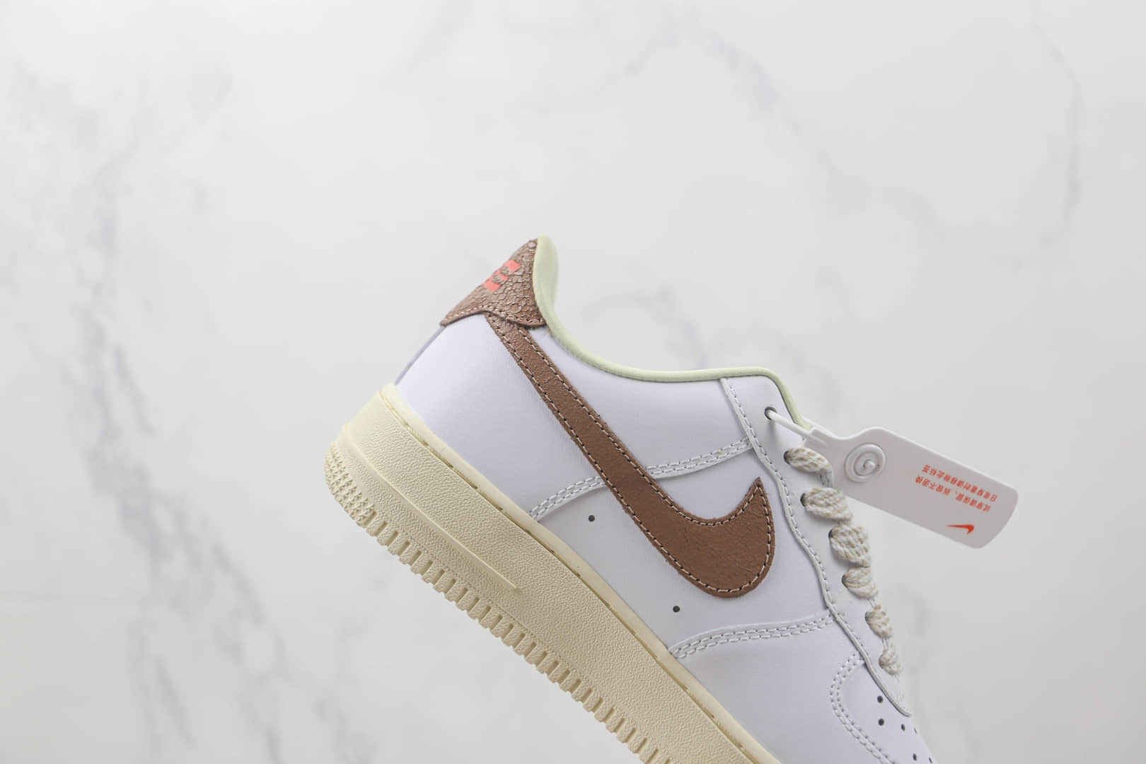 耐克Nike Air Force 1 Low 07莆田纯原复刻版本低帮空军一号AF1白棕椰子板鞋原楦头开发 货号：DJ8943-101