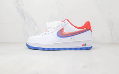 耐克Nike Air Force 1 Low 07莆田纯原复刻版本低帮空军一号白蓝红双勾配色板鞋原鞋开模一比一打造 货号：DX1787-100