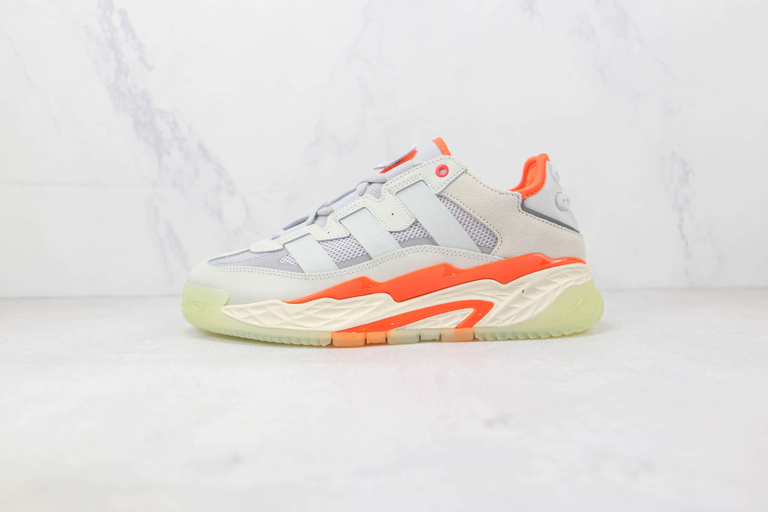 阿迪达斯adidas Originals Niteball纯原版本三叶草街球风格红白色篮球鞋 阿迪达斯复古篮球鞋 货号：GY8565