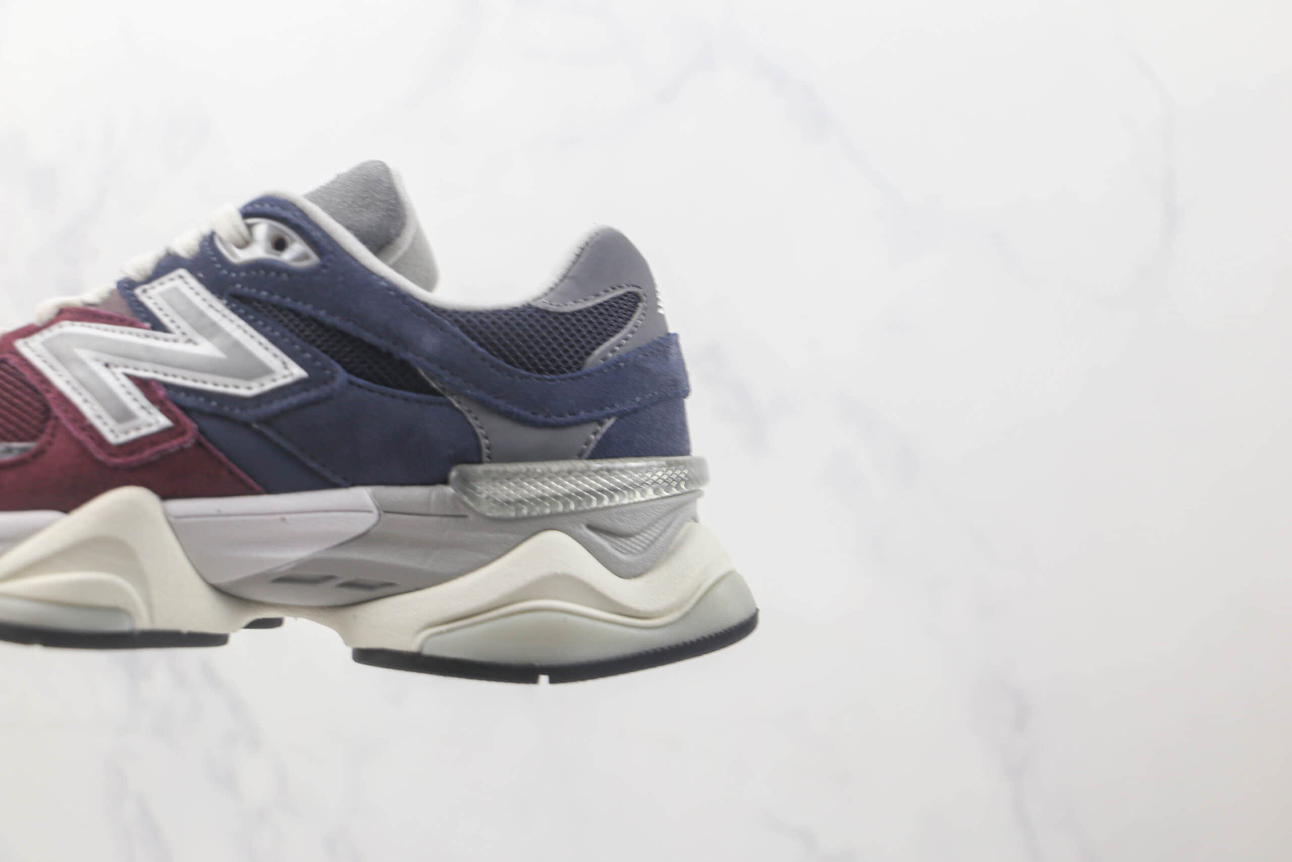 新百伦New Balance 9060 Wine Red Navy Grey纯原版本复古NB9060酒红海军蓝灰色老爹鞋 NB9060复古老爹鞋 货号：U9060GBN