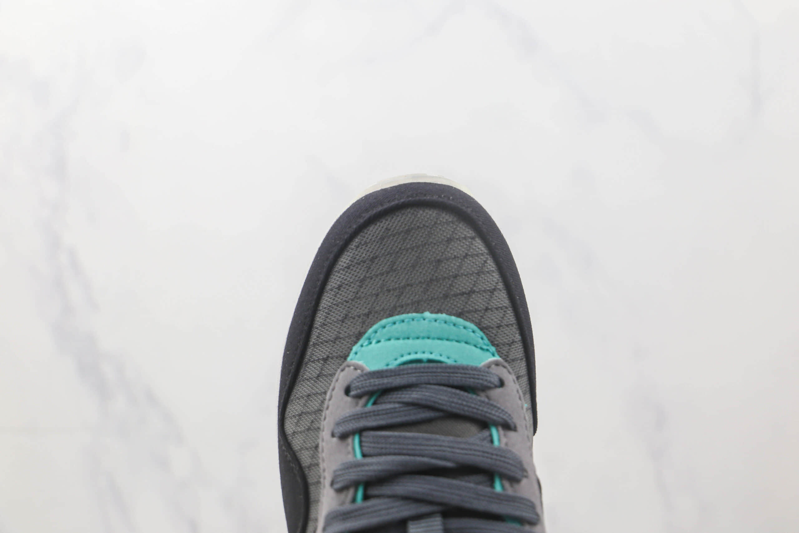 耐克Nike Air Max MOtif纯原版本Motif系列灰蓝色休闲跑步鞋 耐克可回收材料复古气垫鞋 货号：DH4801-002