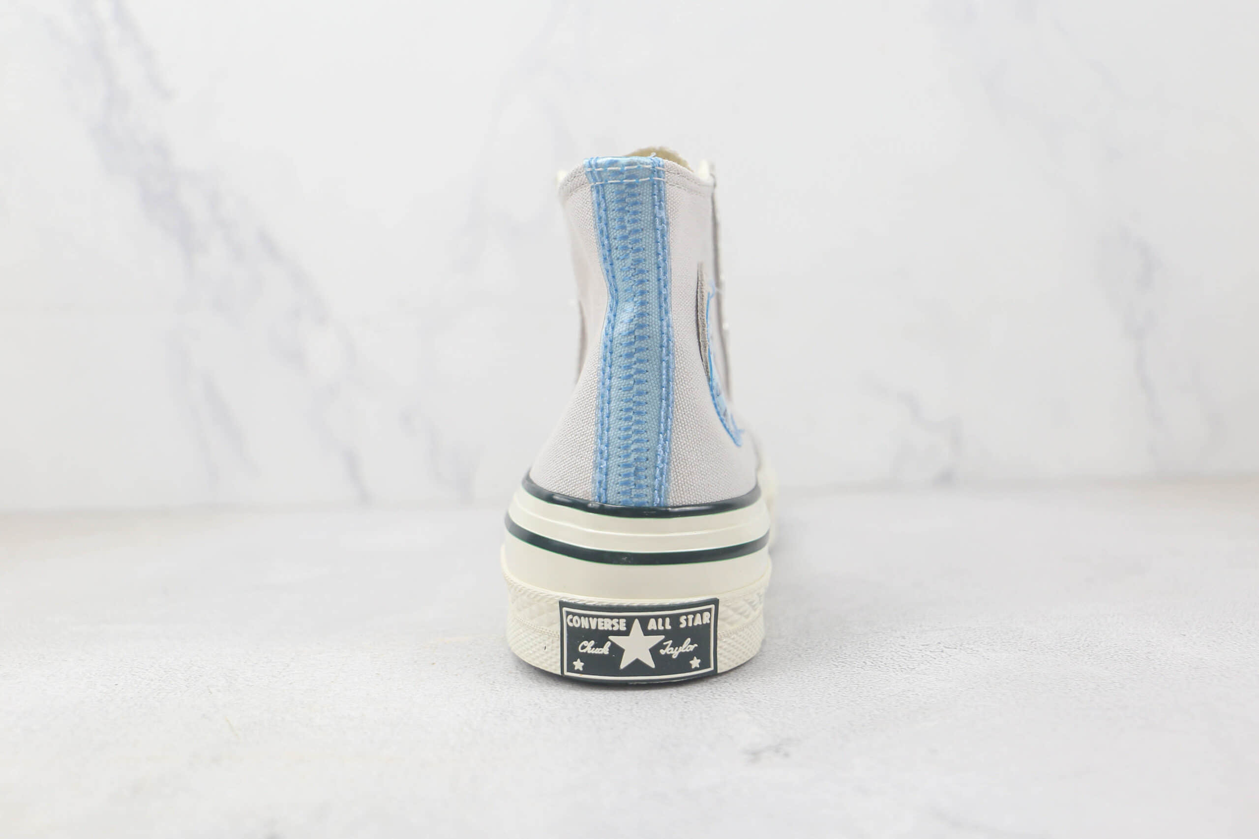 匡威Converse chuck 1970高帮灰色解构拼接错位LOGO硫化帆布鞋 匡威水晶大底翻毛皮板鞋