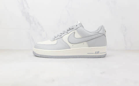 耐克Nike Air Force 1 07 Low纯原版本低帮空军一号斯图里联名款白灰色3M反光板鞋 耐克空军一号联名款 货号：ST2022-616