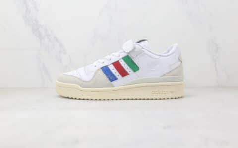 阿迪达斯Adidas originals Forum 84 low纯原版本Forum84白灰色复古板鞋　阿迪达斯Forum84复古校园篮球鞋　货号：G54882