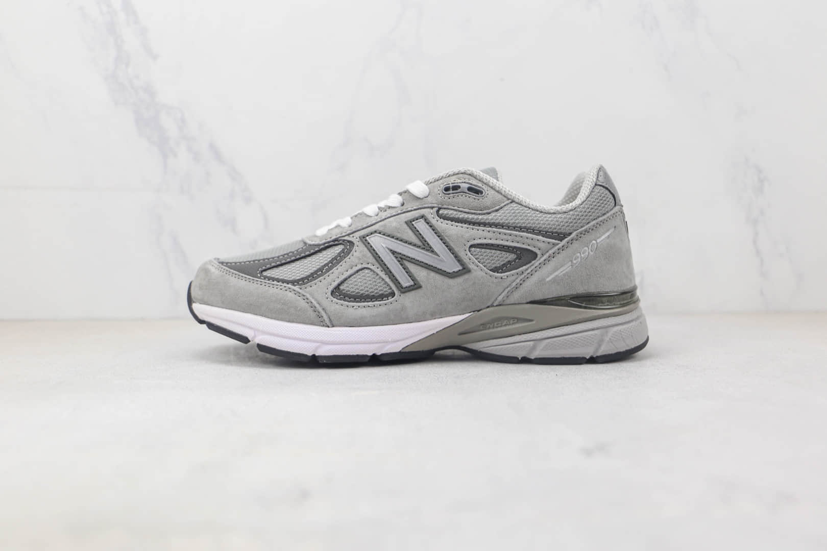 新百伦New Balance 990纯原版本NB990V4灰色复古老爹鞋 新百伦NB990复古慢跑鞋 货号：M990GL4