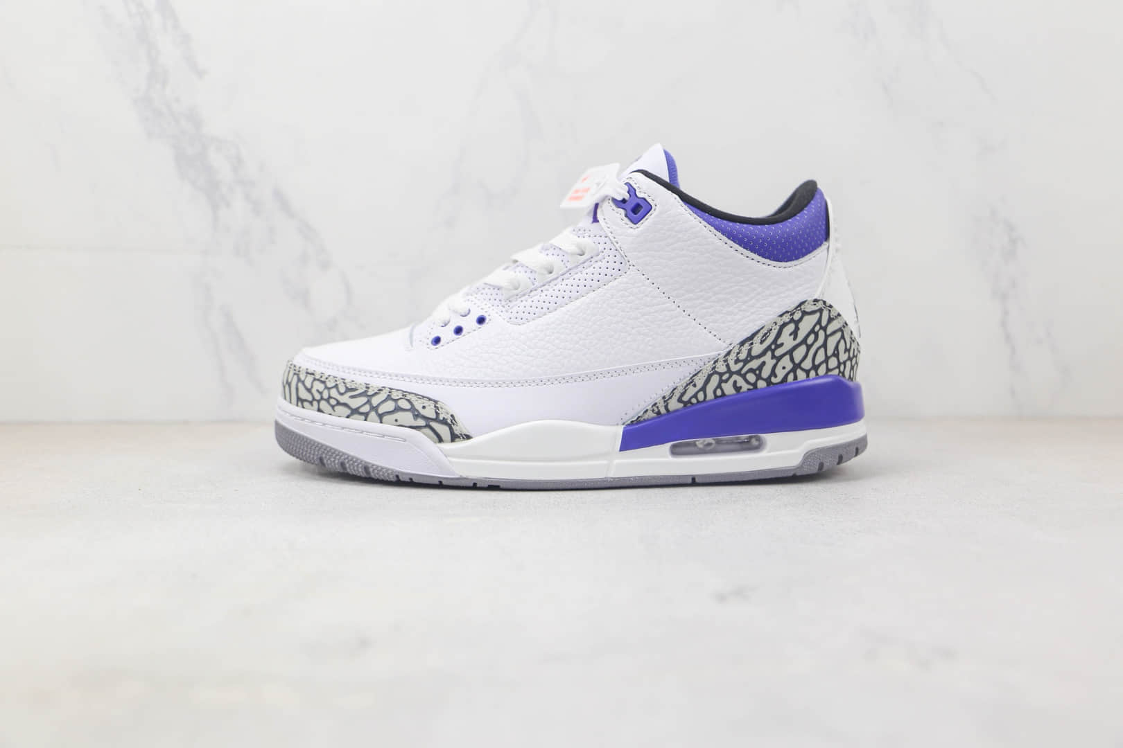 乔丹Air jordan 3 Retro纯原版本白蓝色AJ3篮球鞋 莆田AJ工厂 货号：CT8532-105