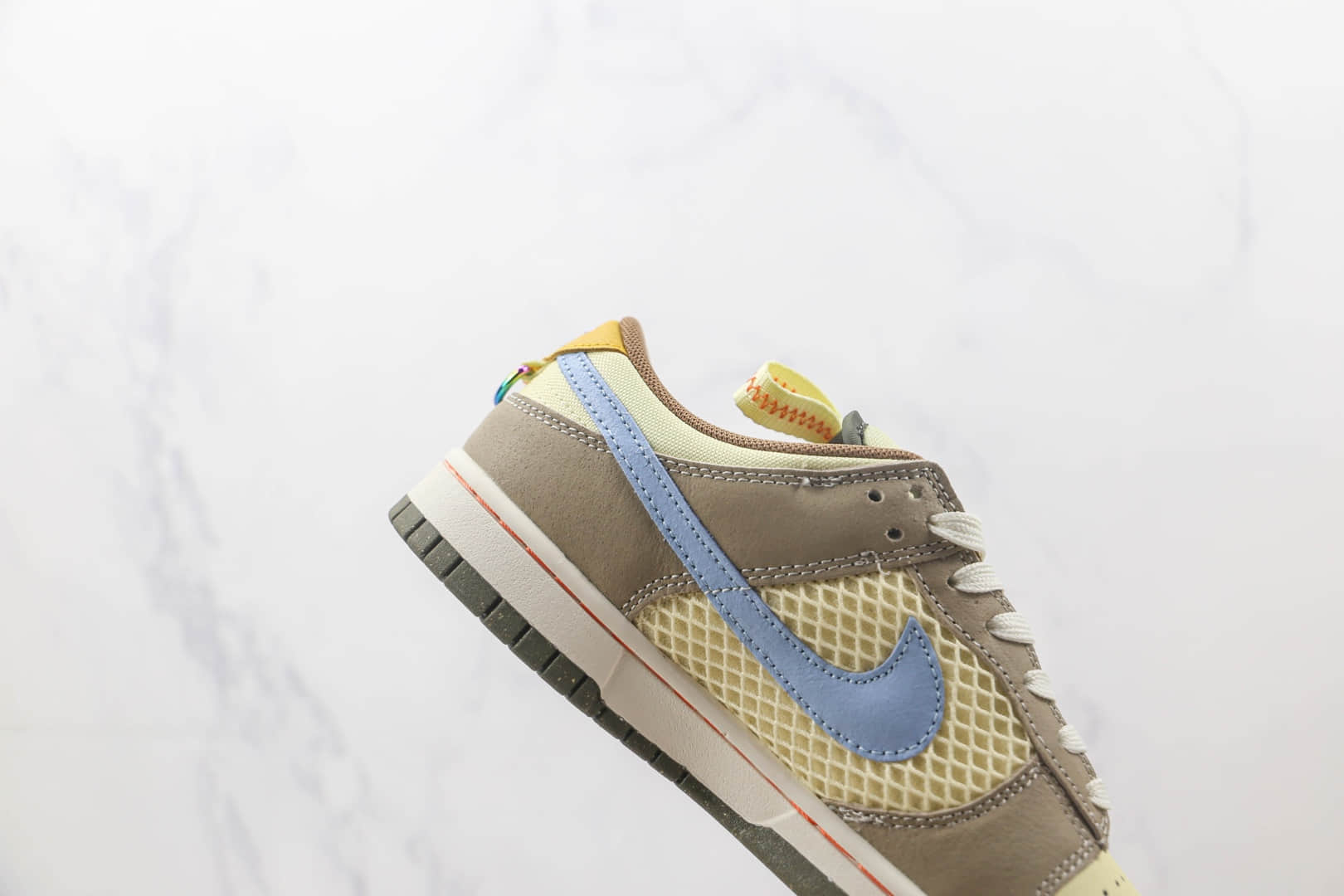 耐克Nike Dunk Low Retro Cartoon纯原版本低帮DUNK棕黄色卡通印花板鞋 耐克DUNK工厂货源 货号：DX6038-741