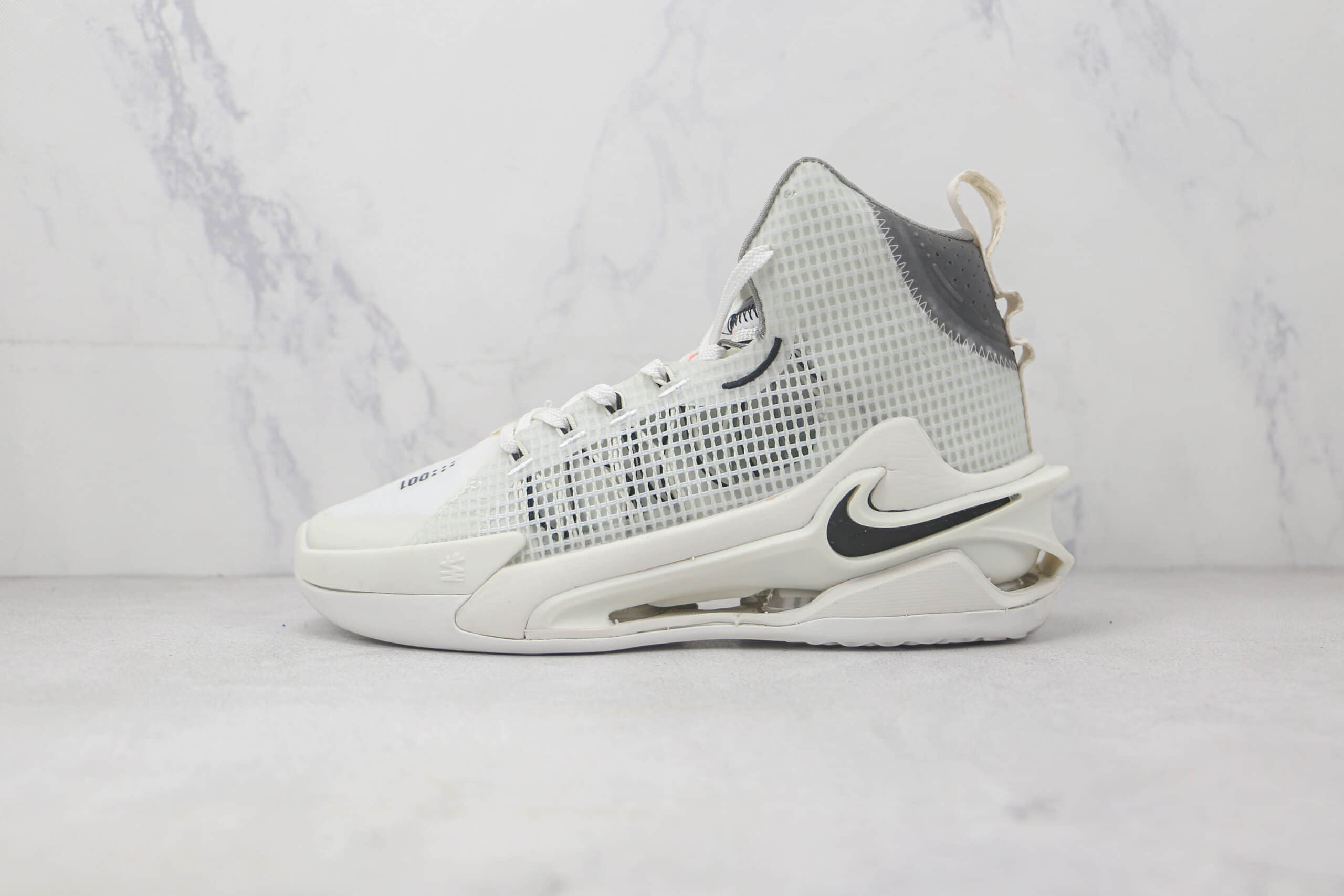 耐克Nike Air Zoom G.T.JUMP EP GT莆田纯原复刻版本GT高帮灰白色实战篮球鞋原盒原标原鞋开模 货号：DC9039-101