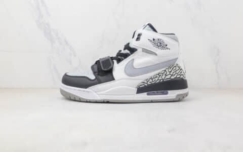 乔丹Air Jordan Legacy 312纯原版本高帮AJ312白黑灰色篮球鞋 乔丹高帮AJ312杂交鞋 货号：AV3922-201