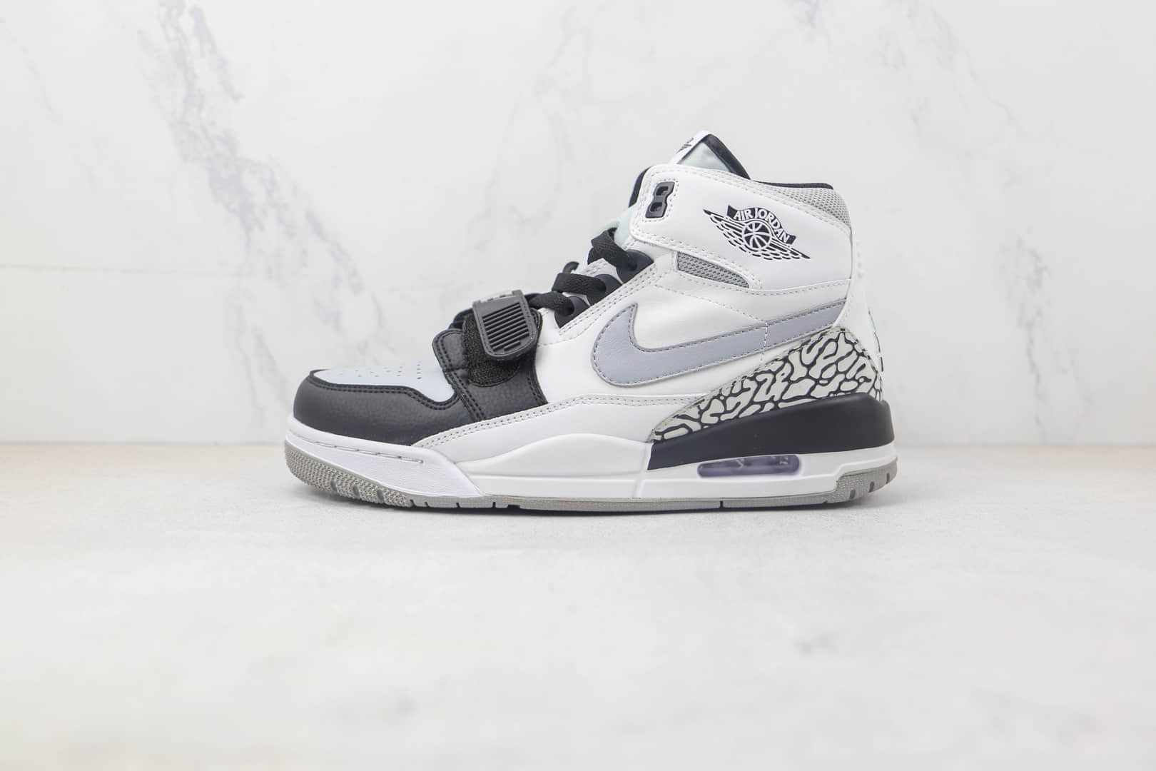 乔丹Air Jordan Legacy 312纯原版本高帮AJ312白黑灰色篮球鞋 乔丹高帮AJ312杂交鞋 货号：AV3922-201