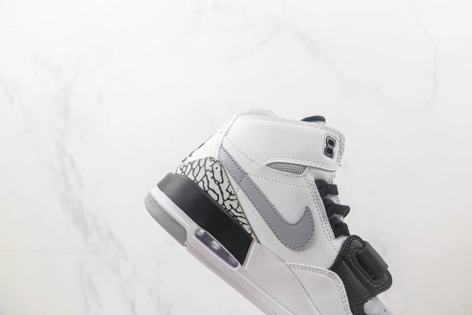 乔丹Air Jordan Legacy 312纯原版本高帮AJ312白黑灰色篮球鞋 乔丹高帮AJ312杂交鞋 货号：AV3922-201