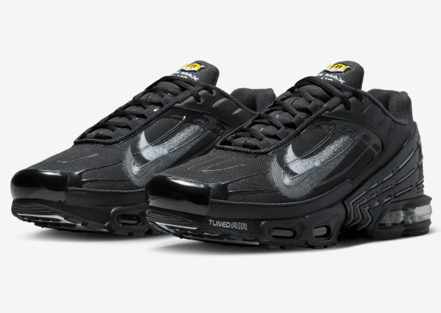 喷漆Swoosh！复古跑鞋Air Max Plus 3新配色即将登场！ 货号：FD0659-001