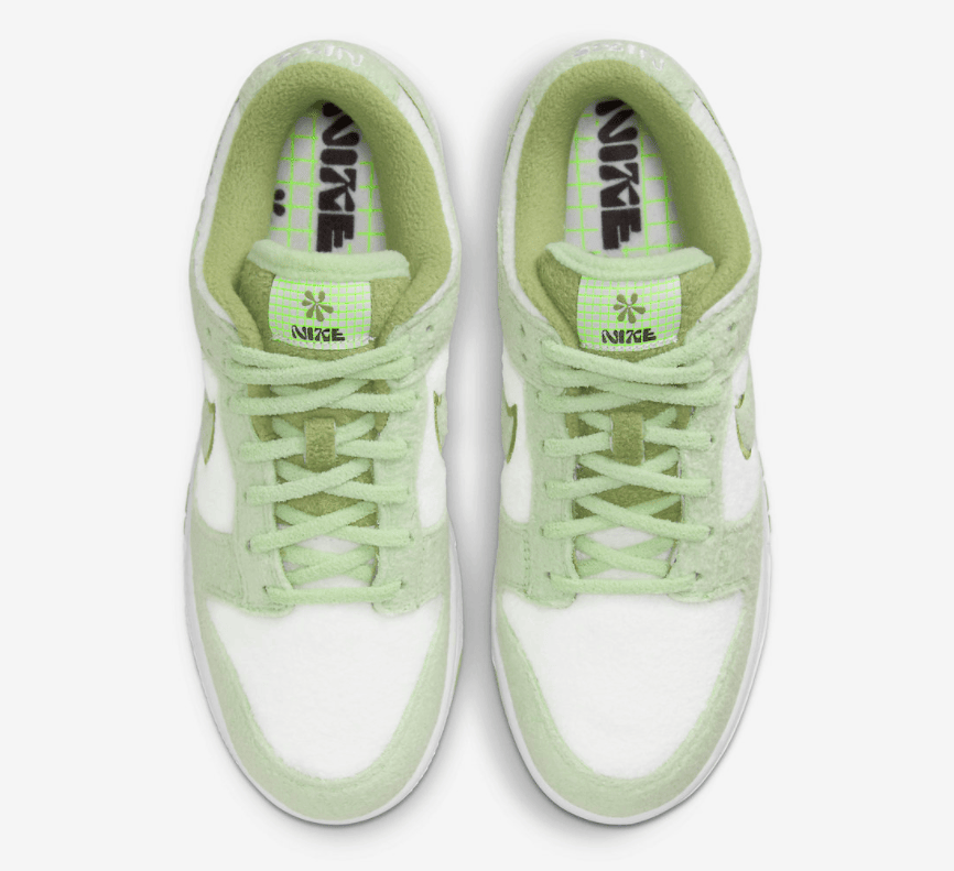 颜值清新还保暖！全新毛绒Dunk Low首度曝光！ 货号：DQ7579-300