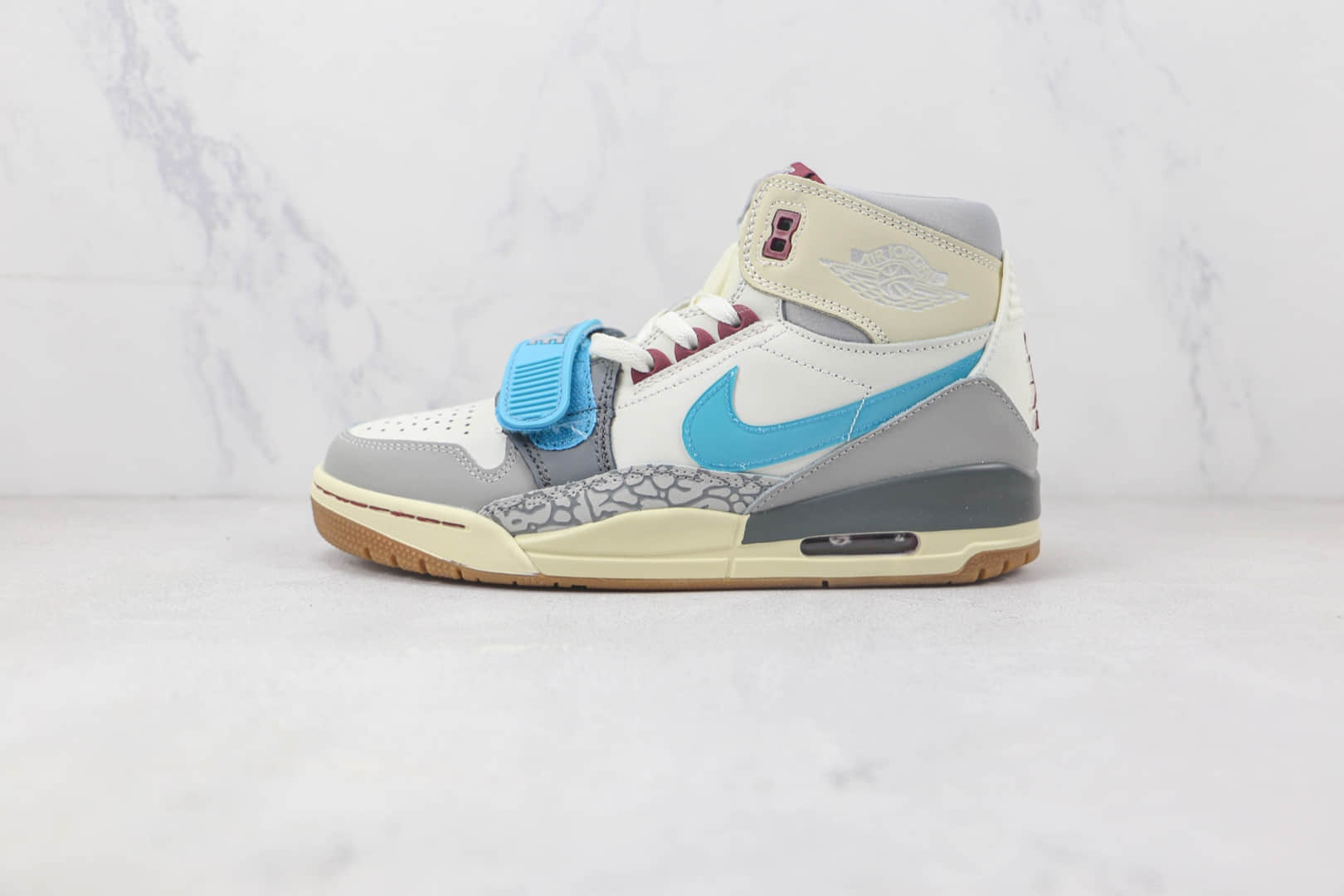 乔丹Air Jordan Legacy 312 high纯原版本高帮AJ312灰蓝色篮球鞋 莆田aj系列货源 货号：FB1875-141