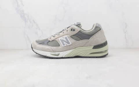 新百伦New Balance Made in USA M991纯原版本美产血统NB991元组灰银白色复古老爹鞋 新百伦NB慢跑鞋 货号：M991GL