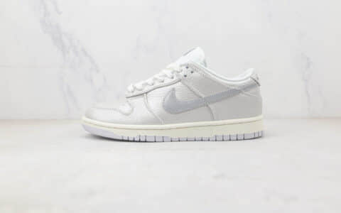 耐克Nike SB Dunk Low Dunk纯原版本低帮SB DUNK银色板鞋 莆田耐克DUNK货源 货号：DX3197-095