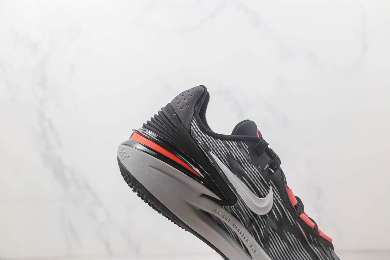耐克Nike Air Zoom G.T.Cut 2 EP纯原版本GT2.0黑红色实战篮球鞋 耐克GT系列篮球鞋 货号：DJ6013-001