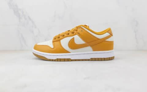 耐克Nike SB Dunk Low Dunk纯原版本低帮SB DUNK小麦白棕色板鞋 耐克DUNK校园板鞋 货号：DN1431-001