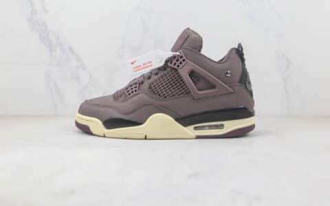 乔丹Air Jordan 4 Retro Violet Ore纯原版本AJ4复古棕红色篮球鞋 莆田AJ工厂货源 货号：DV6773-220