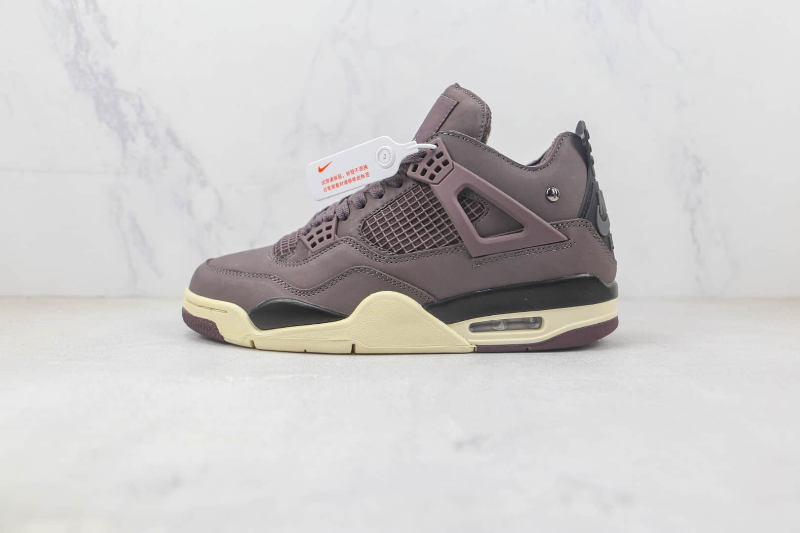 乔丹Air Jordan 4 Retro Violet Ore纯原版本AJ4复古棕红色篮球鞋 莆田AJ工厂货源 货号：DV6773-220