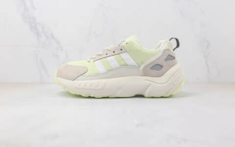 阿迪达斯Adidas Originals ZX 22纯原版本复古休闲爆米花跑鞋 阿迪达斯全新爆米花系列跑鞋 货号：GY5271