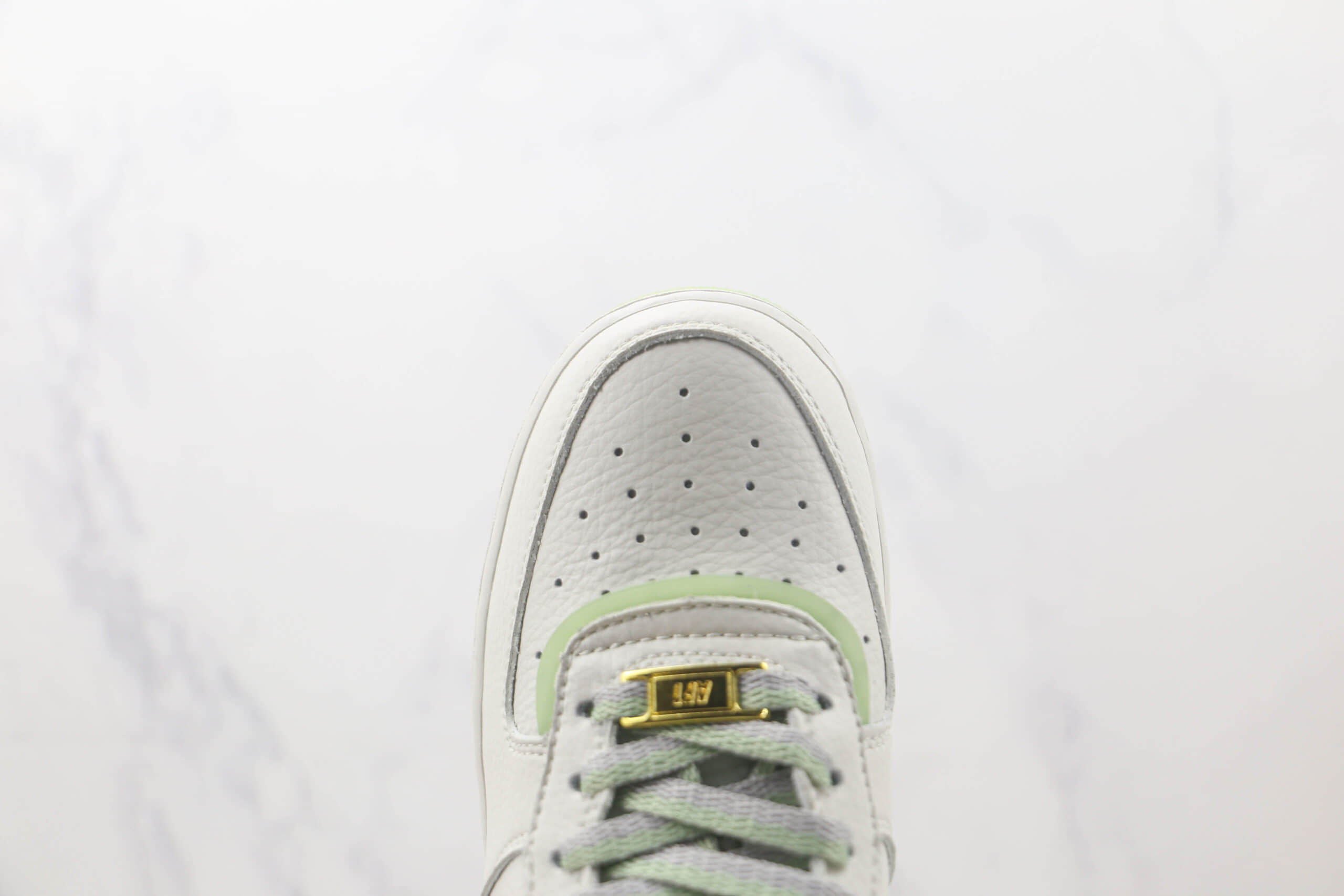 耐克Nike Air Force 1 Low 07 Mojito纯原版本低帮空军一号莫吉托白绿色板鞋 耐克空军一号校园板鞋 货号：CW1574-802