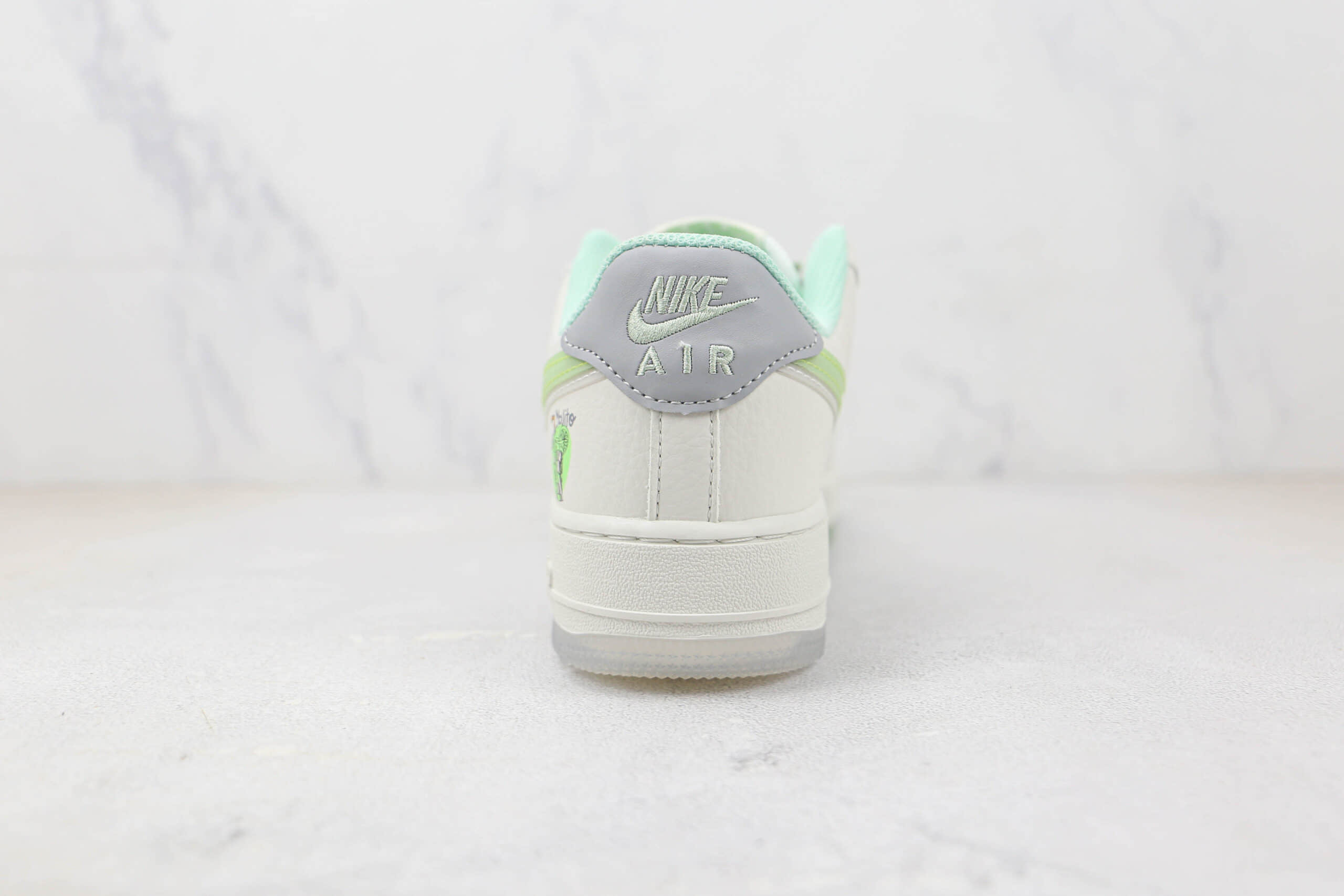 耐克Nike Air Force 1 Low 07 Mojito纯原版本低帮空军一号莫吉托白绿色板鞋 耐克空军一号校园板鞋 货号：CW1574-802