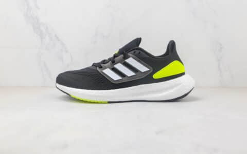阿迪达斯Adidas Pureb Boost hd Wnte U MEN纯原版本UB8.0黑白绿色爆米花跑鞋 阿迪达斯UB系列跑鞋 货号：HQ1449