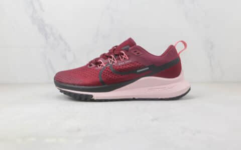耐克Nike Pegasus Trail 4纯原版本户外越野红粉色慢跑鞋 耐克天花板户外跑鞋 货号：DJ6158-401