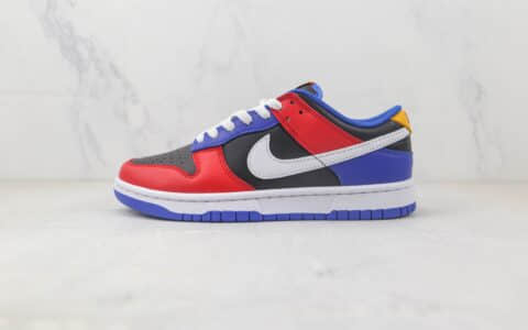 耐克Nike SB Dunk Low TSU纯原版本低帮SB DUNK大学吉祥物黑蓝虎配色板鞋 莆田天花板DUNK板鞋 货号：DR6190-100