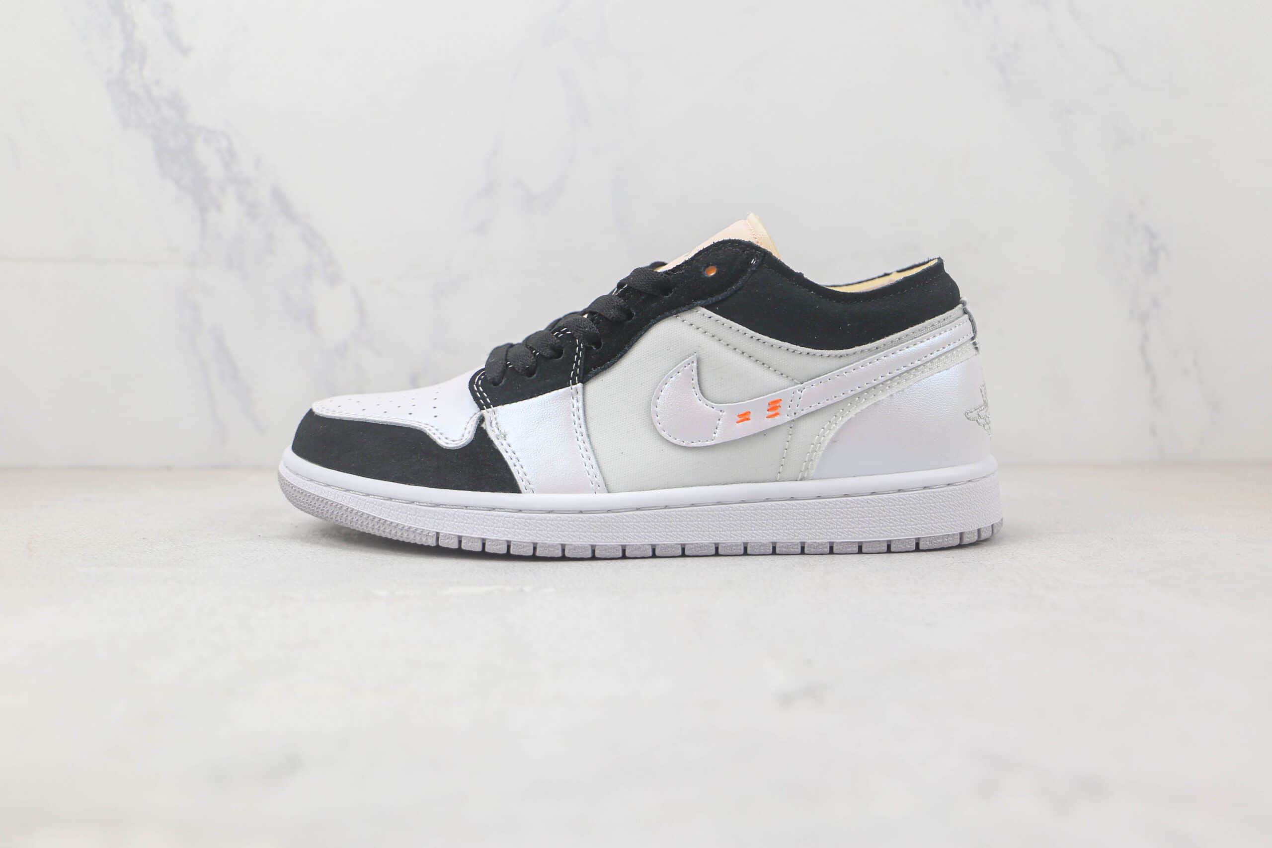 乔丹Air Jordan 1 Low SE Craft White and Phantom纯原版本低帮AJ1白黑粉色板鞋 莆田天花板AJ1系列 货号：DN1635-103