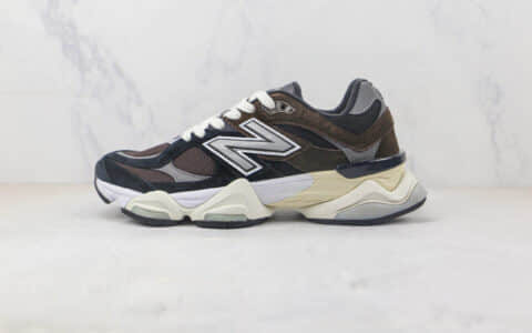 新百伦New Balance 9060 x Joe Freshgoods联名款纯原版本NB9060灰褐色麂皮复古老爹鞋 新百伦9060联名款 货号：U9060BRN