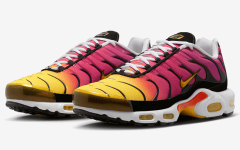 黄粉渐变！这双Air Max Plus好骚气！ 货号：DX0755-600