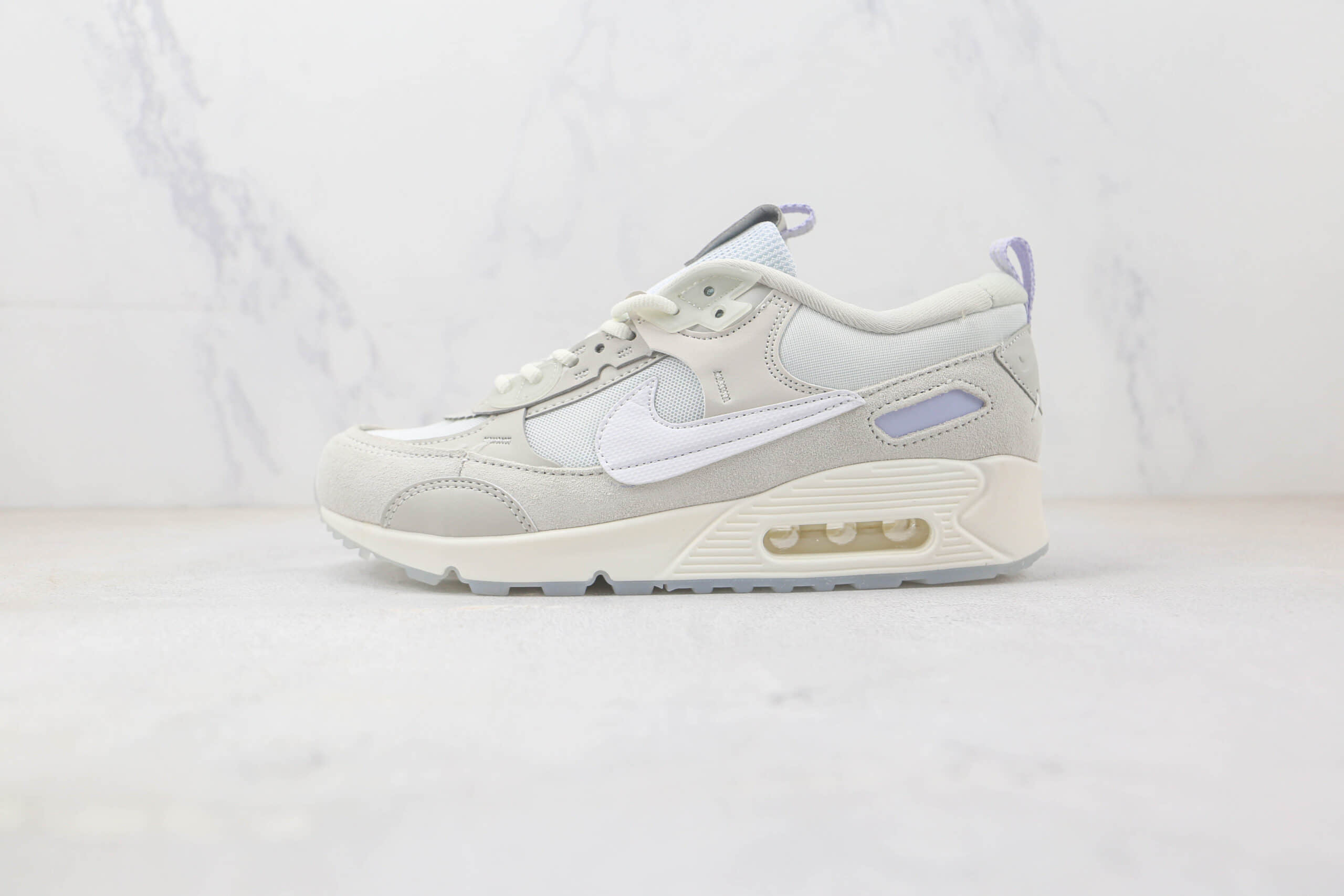 耐克Nike Air Max 90纯原版本灰白色Max90气垫鞋 耐克Max系列气垫鞋 货号：DM9922-102