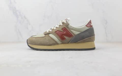 新百伦New Balance 730纯原版本复古NB730慢跑鞋 新百伦NB730老爹鞋系列 货号：M730BBR