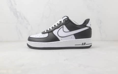 耐克Nike Air Force 1 Low 07纯原版本空军一号AF1黑白拼接板鞋 耐克空军一号校园板鞋 货号：DX3115-100