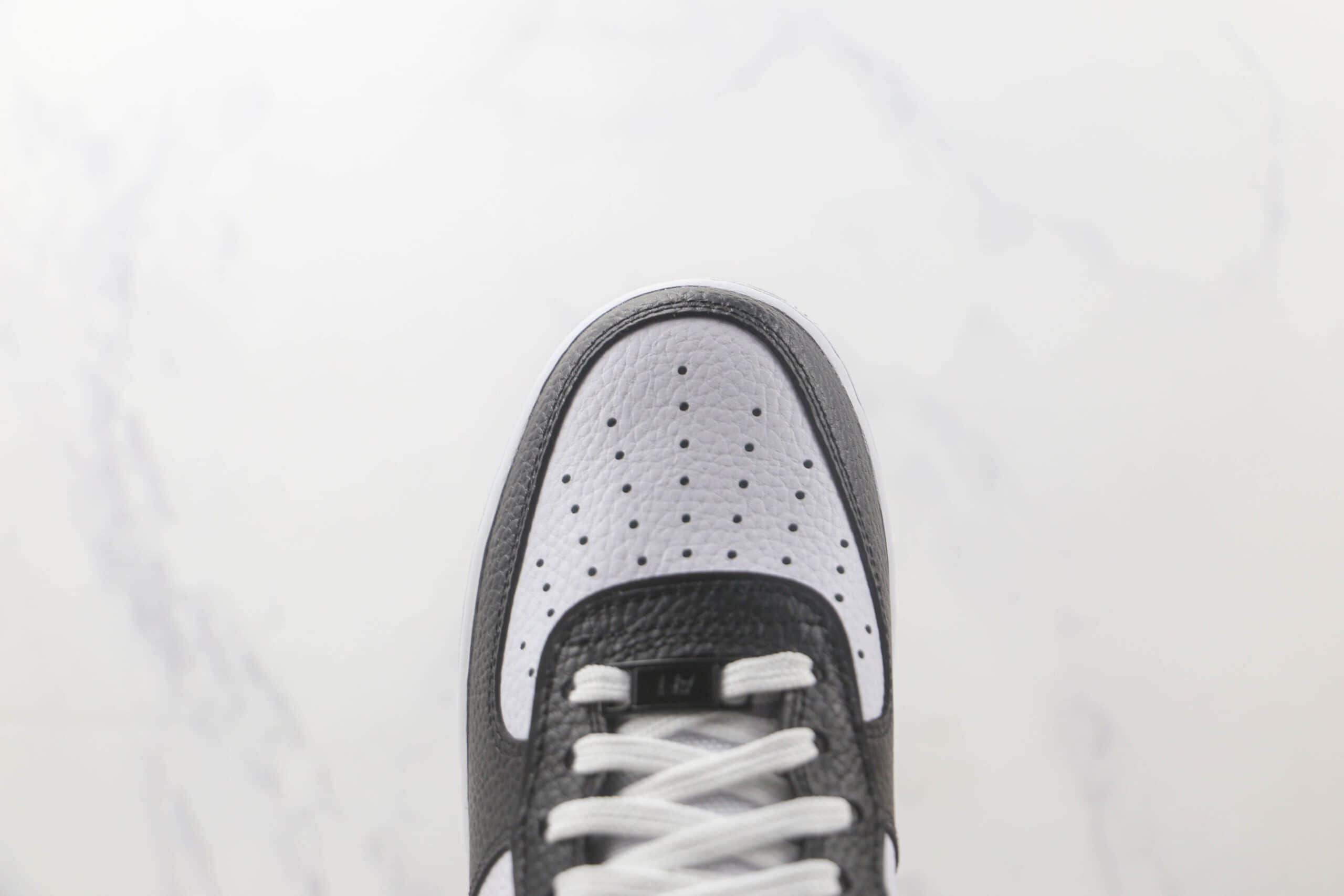 耐克Nike Air Force 1 Low 07纯原版本空军一号AF1黑白拼接板鞋 耐克空军一号校园板鞋 货号：DX3115-100